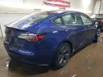 2022 Tesla Model 3  Blue vin: 5YJ3E1EB9NF186421