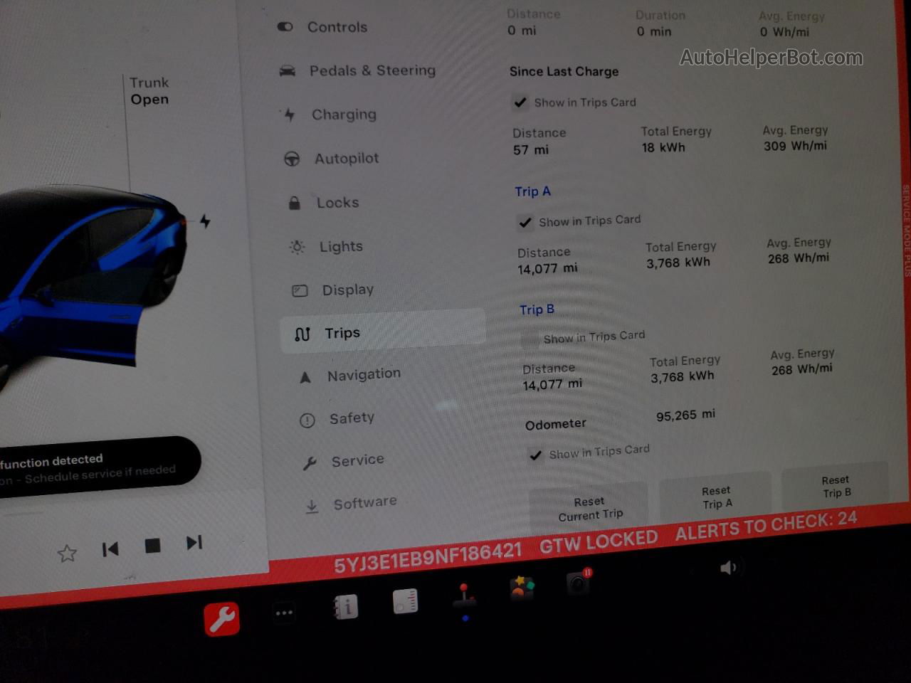 2022 Tesla Model 3  Blue vin: 5YJ3E1EB9NF186421