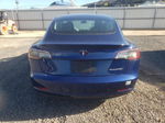 2022 Tesla Model 3 Blue vin: 5YJ3E1EB9NF250294