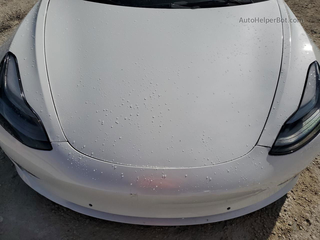 2022 Tesla Model 3  White vin: 5YJ3E1EB9NF251901