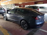 2022 Tesla Model 3  Gray vin: 5YJ3E1EB9NF323695