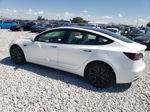 2022 Tesla Model 3  White vin: 5YJ3E1EB9NF343154