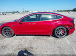 2018 Tesla Model 3 Long Range/performance Red vin: 5YJ3E1EBXJF063284