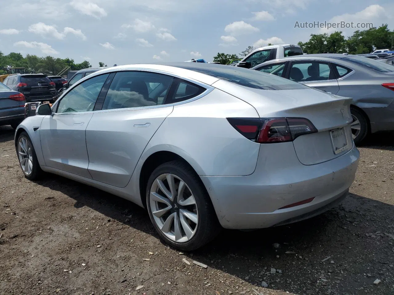 2018 Tesla Model 3  Silver vin: 5YJ3E1EBXJF069294