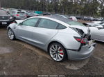 2018 Tesla Model 3 Long Range/performance Серебряный vin: 5YJ3E1EBXJF083342