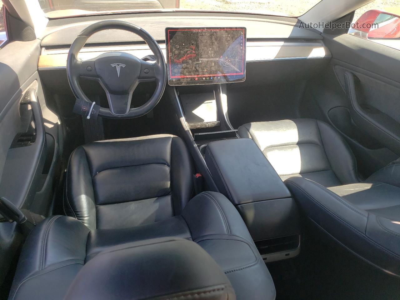 2018 Tesla Model 3  Red vin: 5YJ3E1EBXJF094275