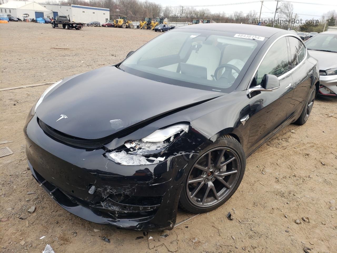 2018 Tesla Model 3  Black vin: 5YJ3E1EBXJF095927