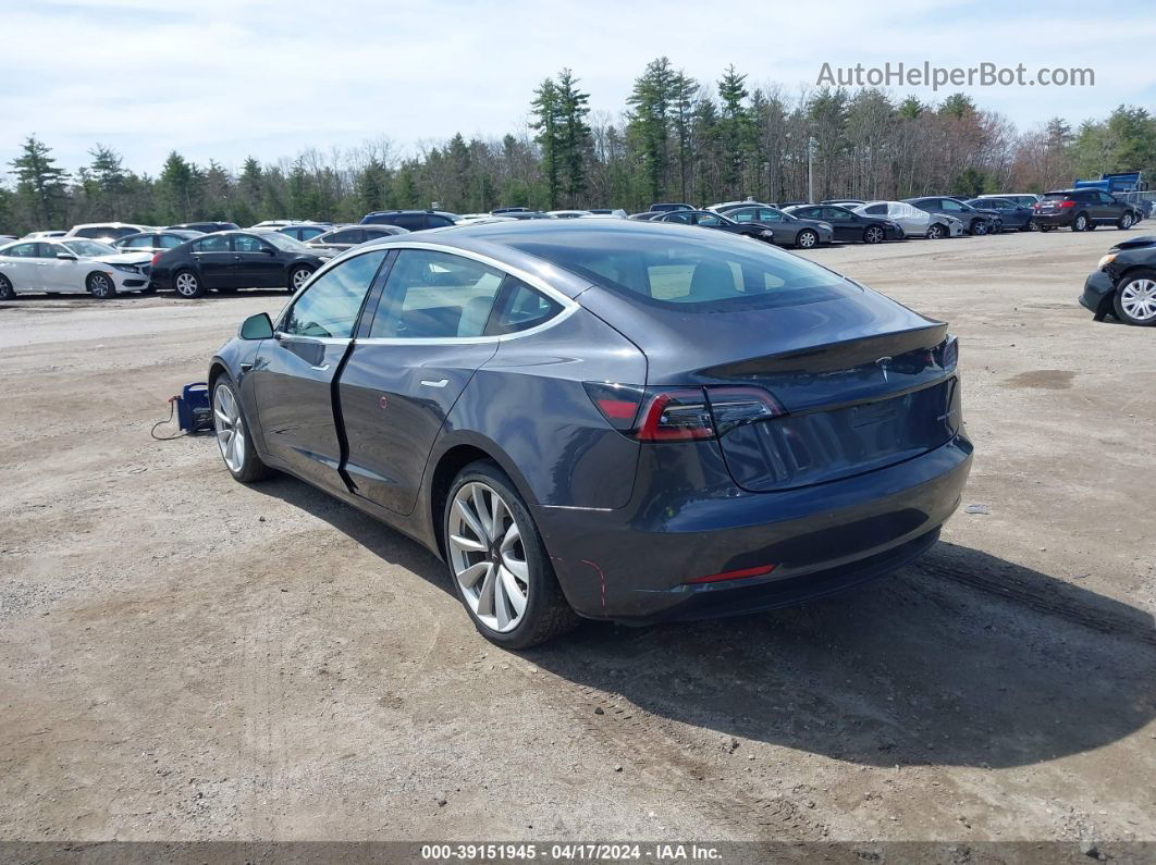 2018 Tesla Model 3 Long Range/performance Gray vin: 5YJ3E1EBXJF097161