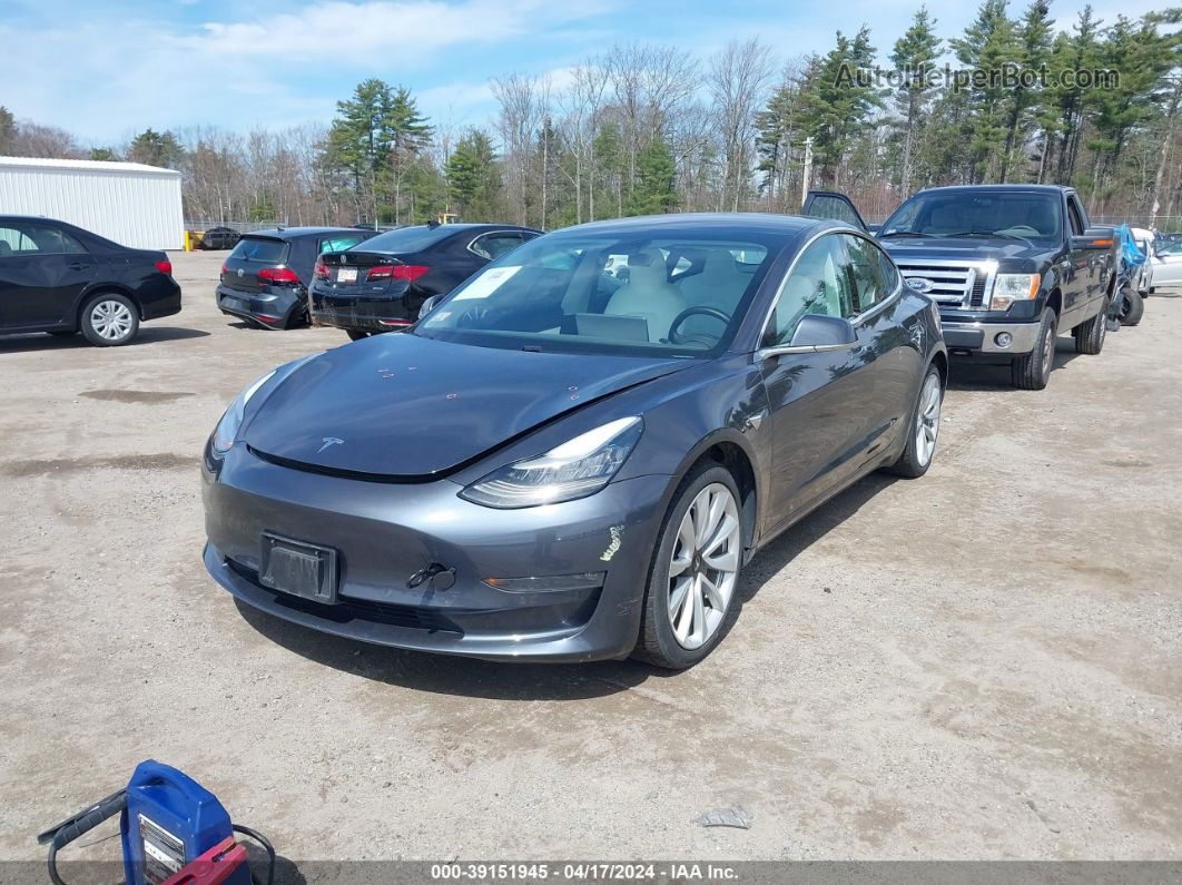 2018 Tesla Model 3 Long Range/performance Gray vin: 5YJ3E1EBXJF097161