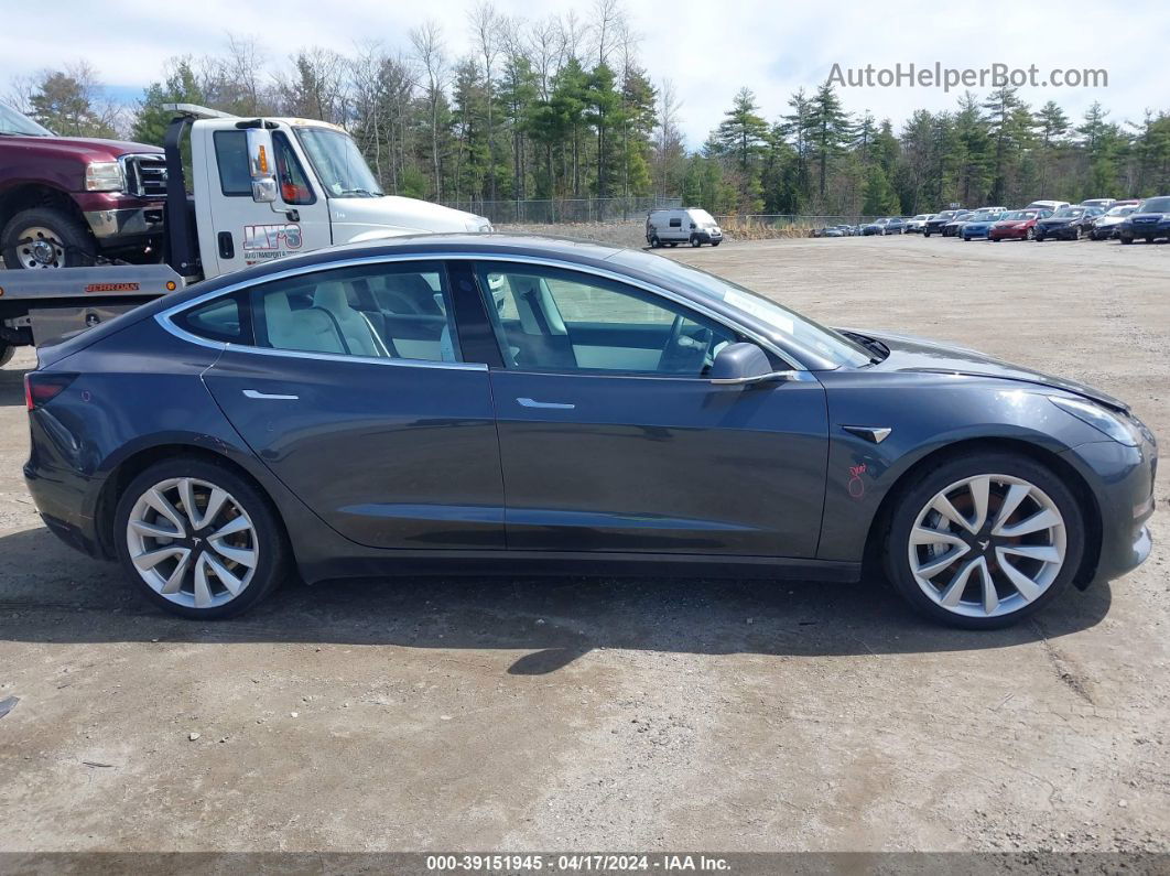 2018 Tesla Model 3 Long Range/performance Gray vin: 5YJ3E1EBXJF097161