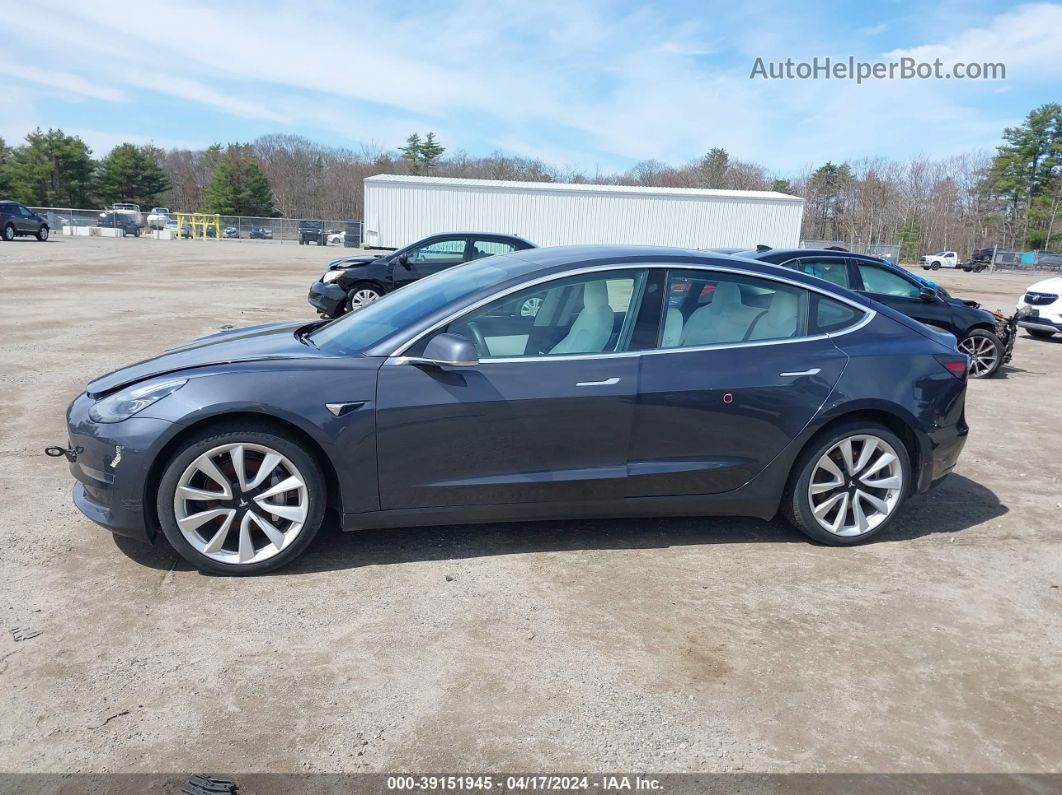 2018 Tesla Model 3 Long Range/performance Gray vin: 5YJ3E1EBXJF097161