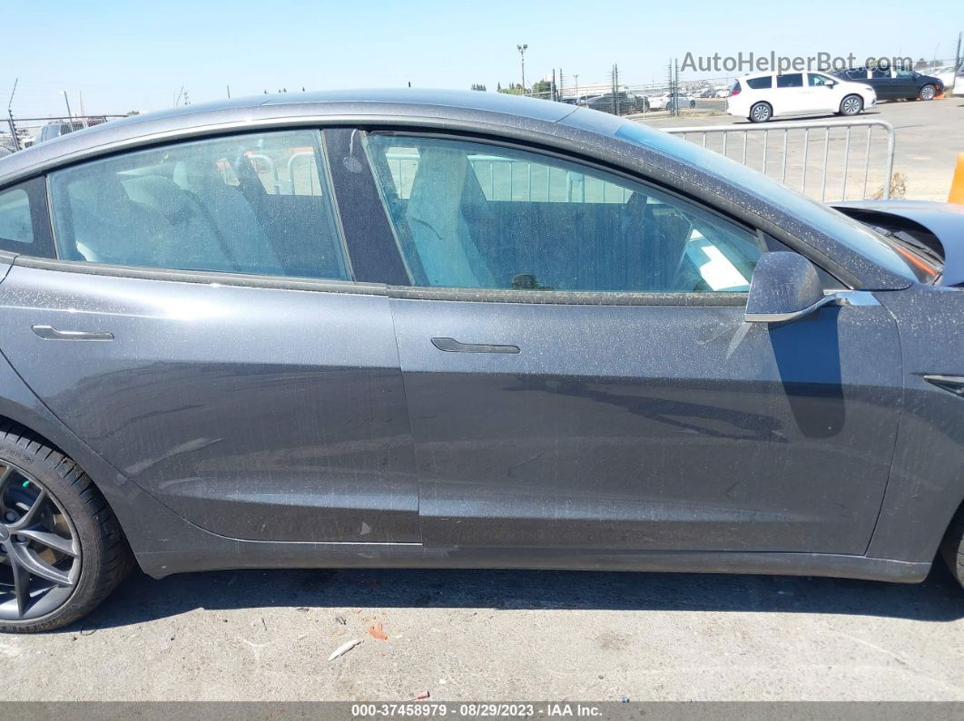 2018 Tesla Model 3 Long Range Gray vin: 5YJ3E1EBXJF119515