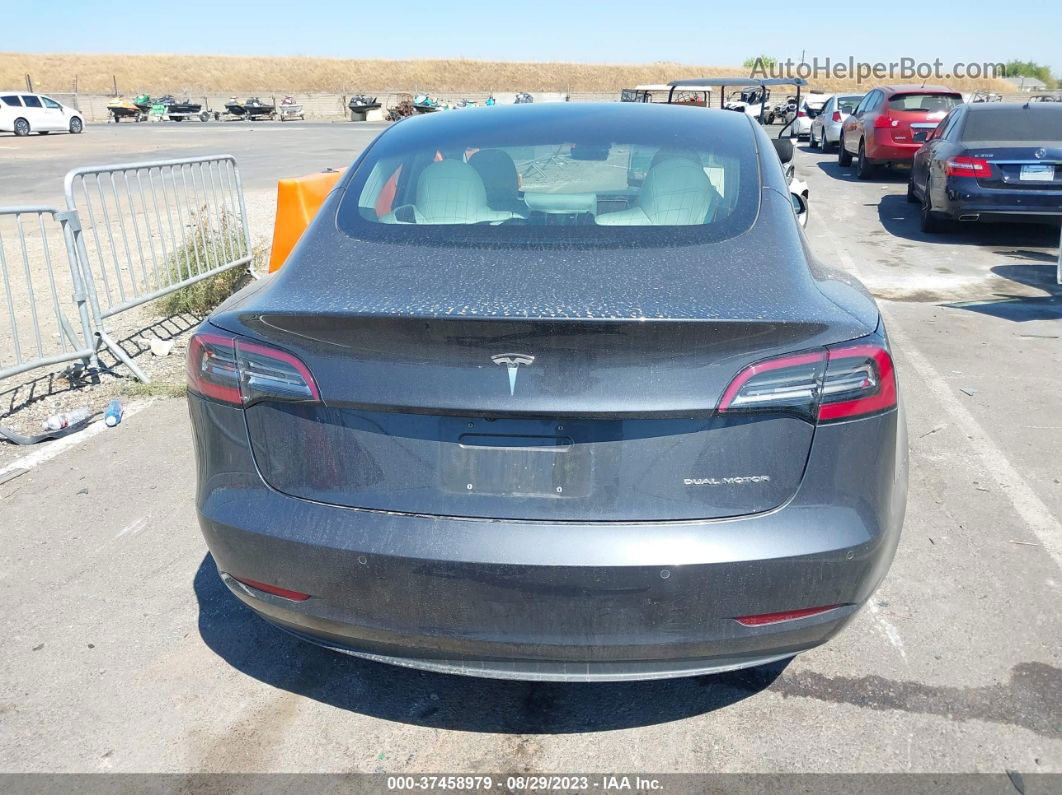 2018 Tesla Model 3 Long Range Серый vin: 5YJ3E1EBXJF119515