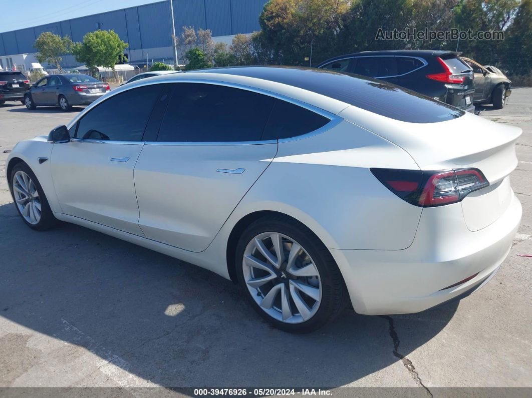 2018 Tesla Model 3 Long Range/performance White vin: 5YJ3E1EBXJF127856