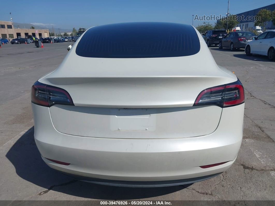 2018 Tesla Model 3 Long Range/performance White vin: 5YJ3E1EBXJF127856