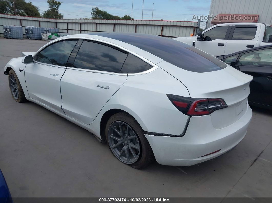 2018 Tesla Model 3 Long Range White vin: 5YJ3E1EBXJF131308