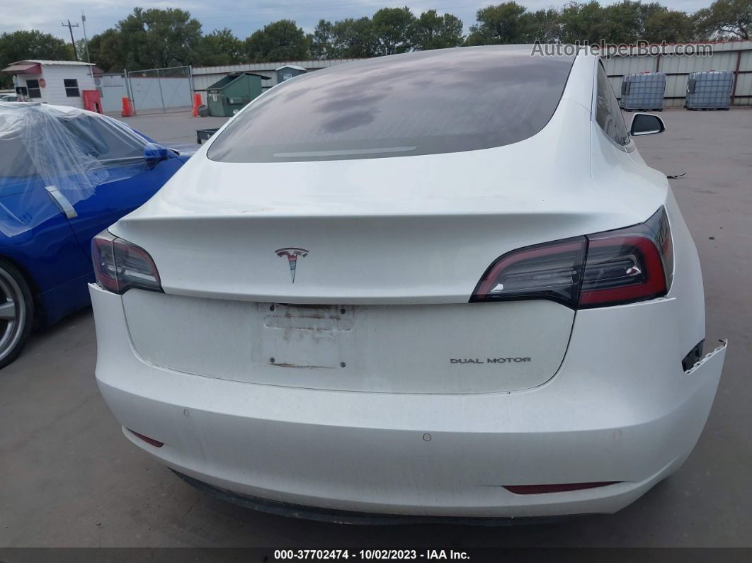 2018 Tesla Model 3 Long Range White vin: 5YJ3E1EBXJF131308