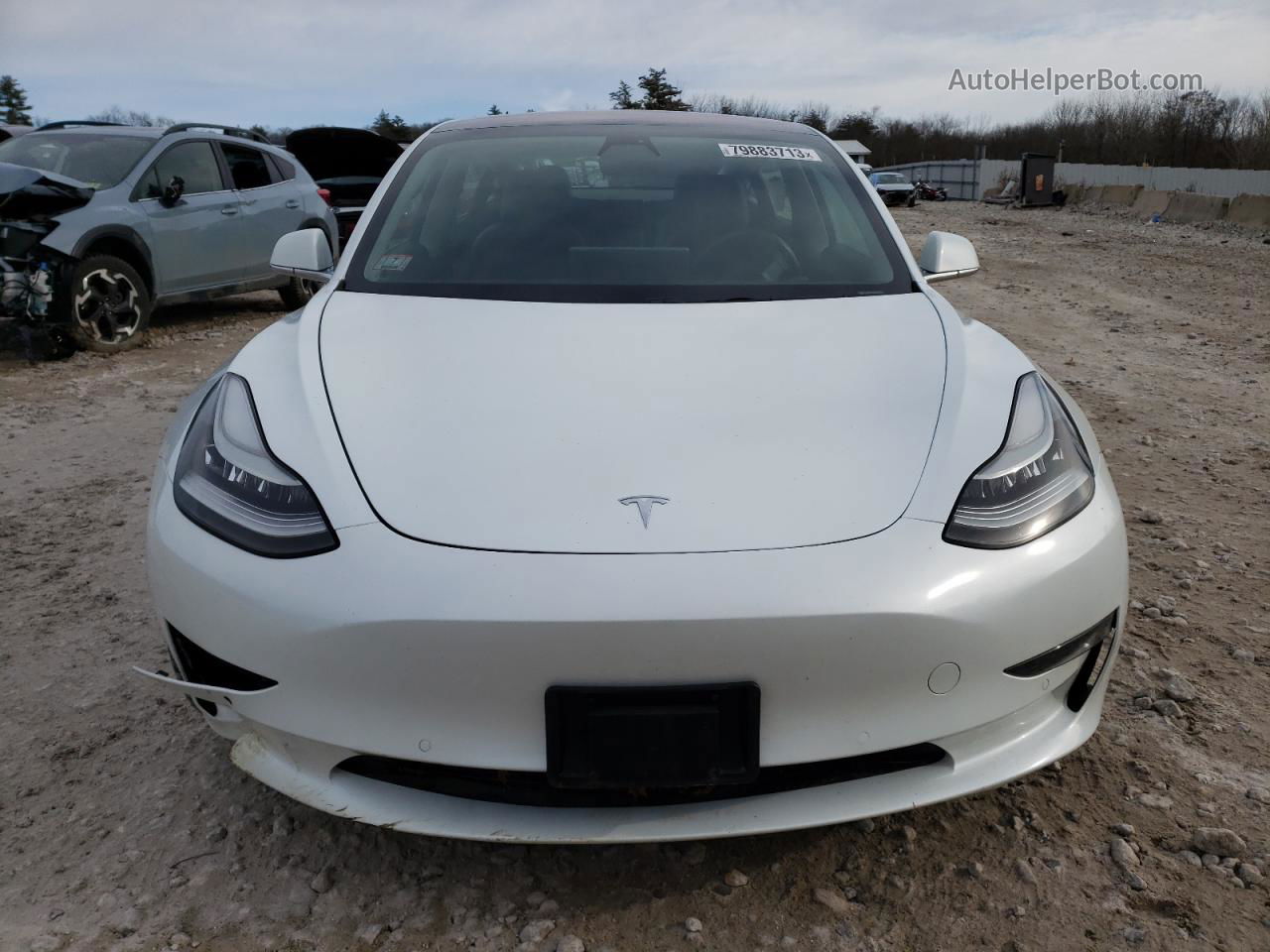 2018 Tesla Model 3  Белый vin: 5YJ3E1EBXJF146732