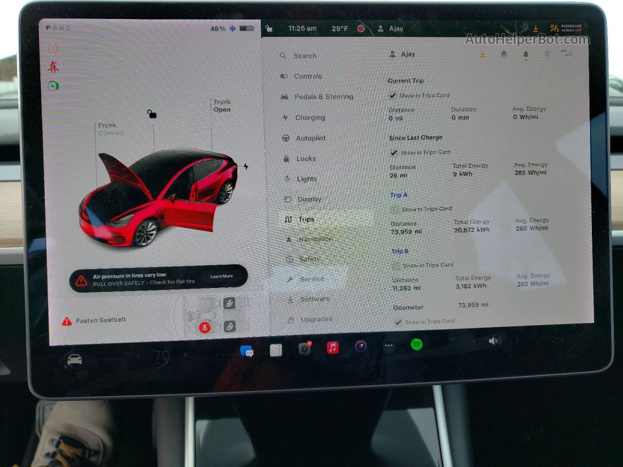 2018 Tesla Model 3  Белый vin: 5YJ3E1EBXJF146732