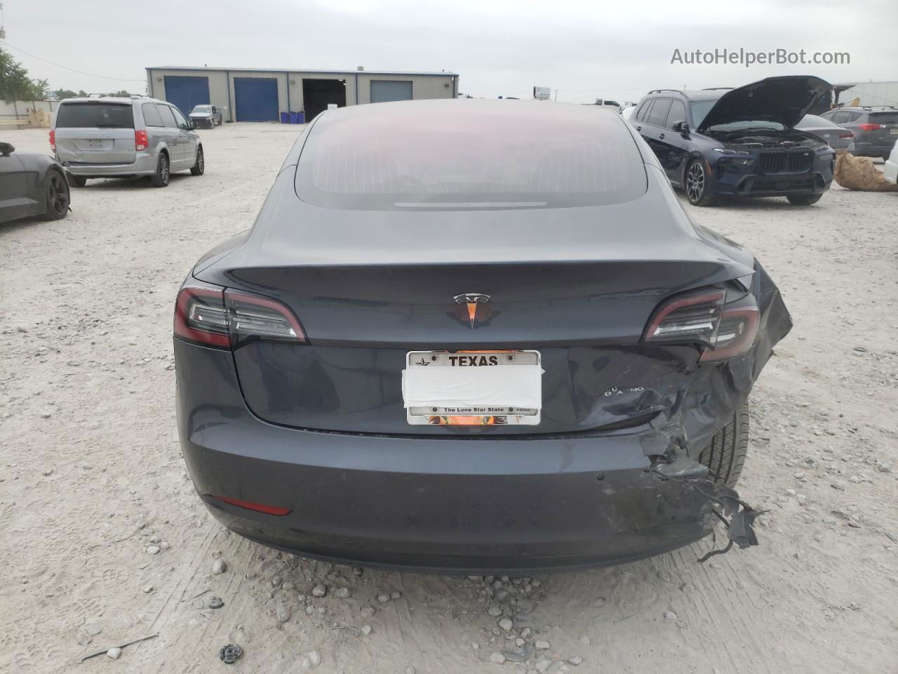 2018 Tesla Model 3  Серый vin: 5YJ3E1EBXJF188429