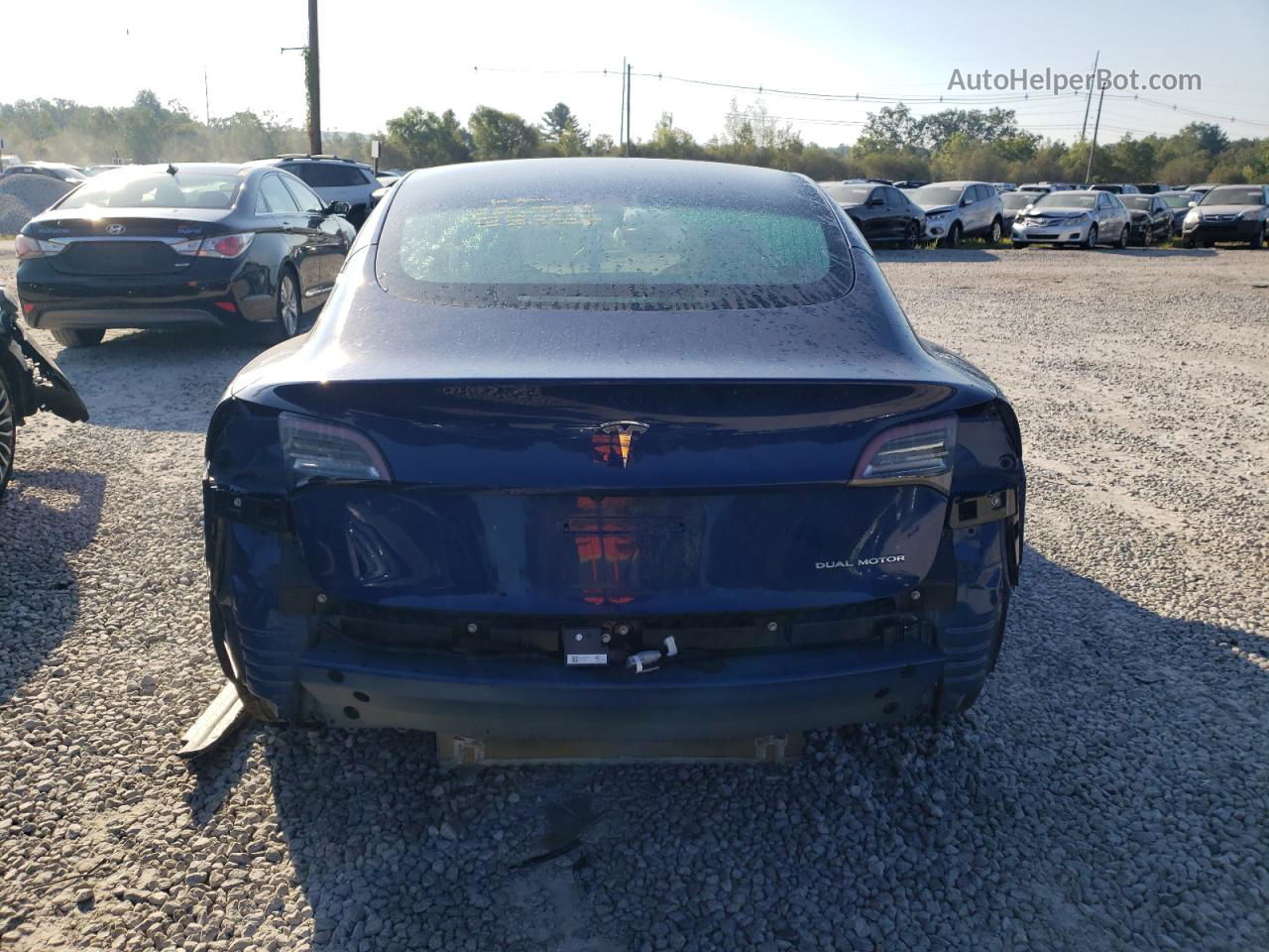 2019 Tesla Model 3  Blue vin: 5YJ3E1EBXKF192529