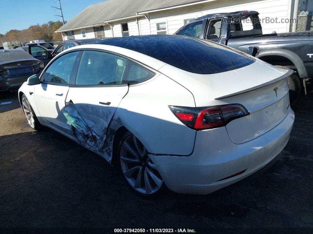 2019 Tesla Model 3 Performance/long Range Белый vin: 5YJ3E1EBXKF438494