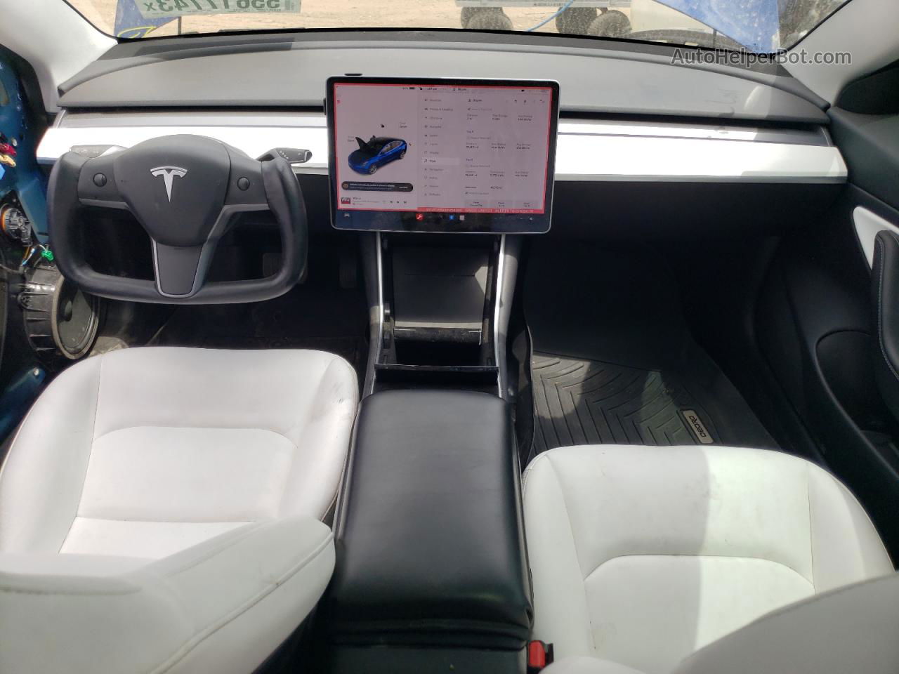 2019 Tesla Model 3  Blue vin: 5YJ3E1EBXKF454386