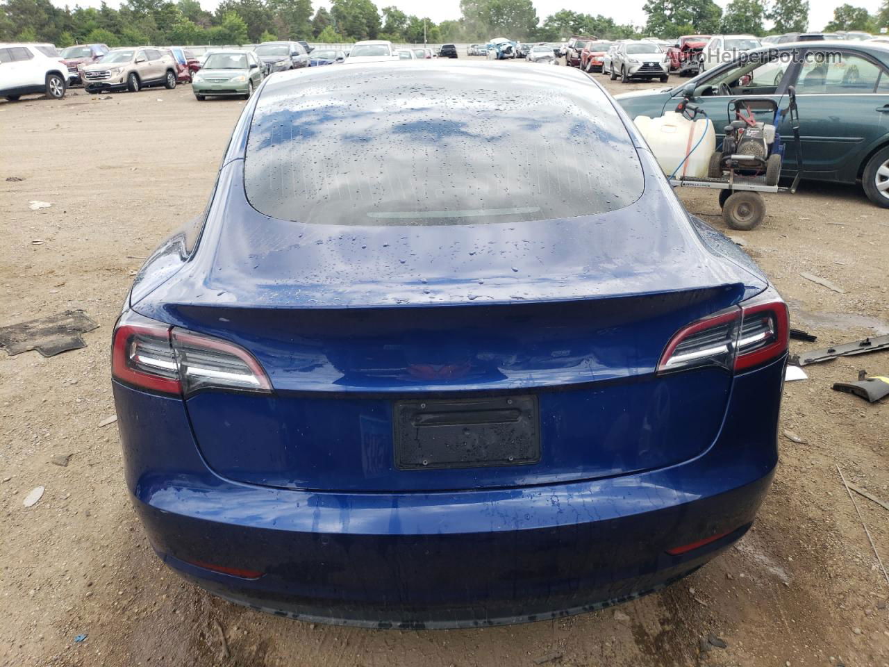 2019 Tesla Model 3  Blue vin: 5YJ3E1EBXKF454386