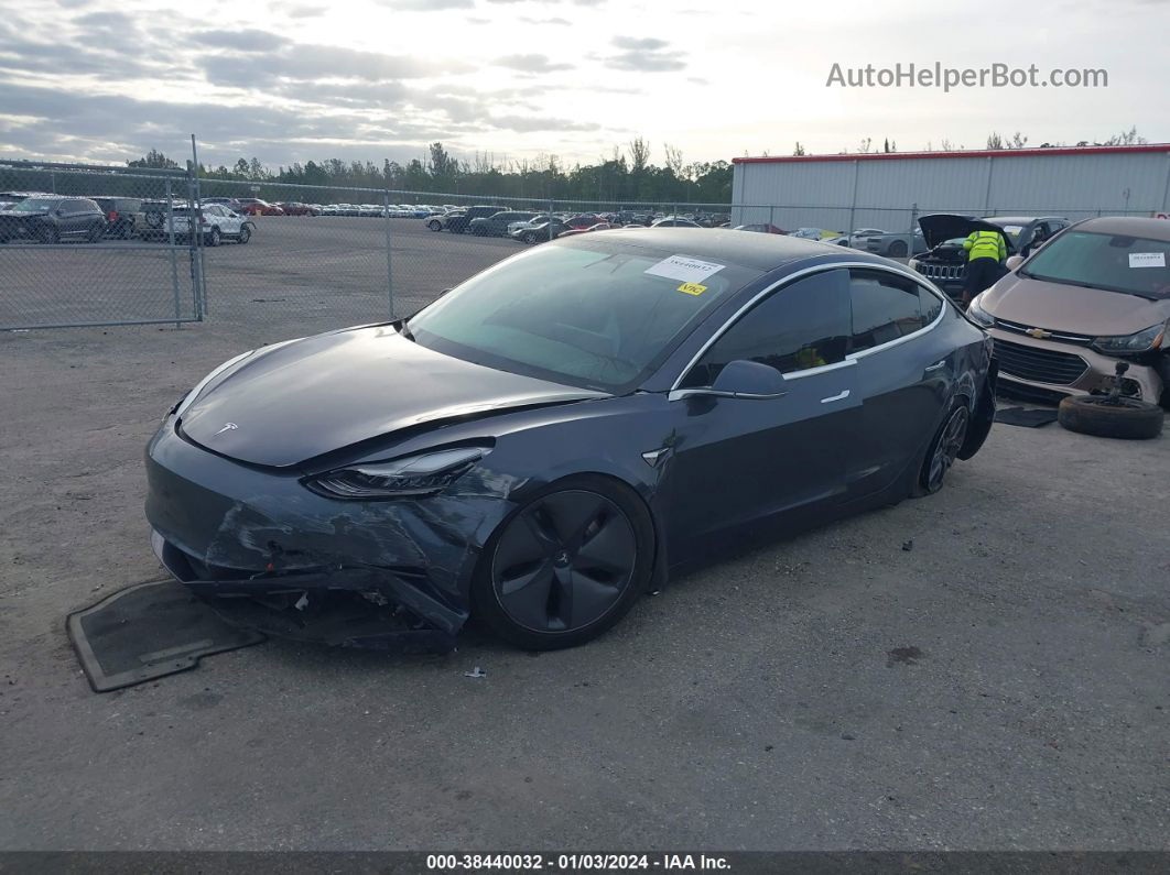 2019 Tesla Model 3 Long Range/performance Gray vin: 5YJ3E1EBXKF510360