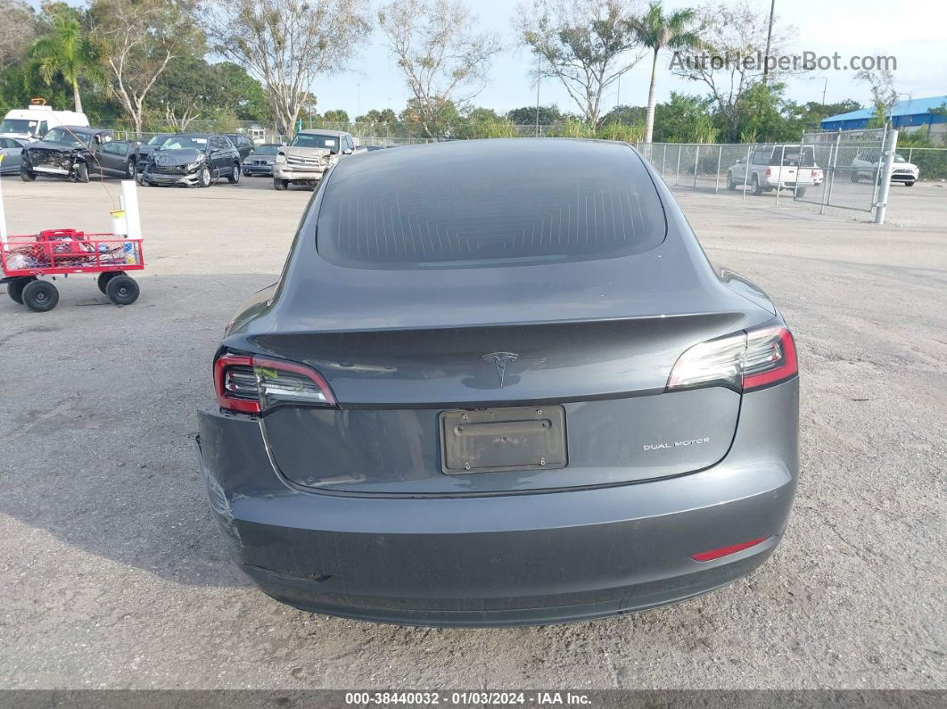 2019 Tesla Model 3 Long Range/performance Gray vin: 5YJ3E1EBXKF510360