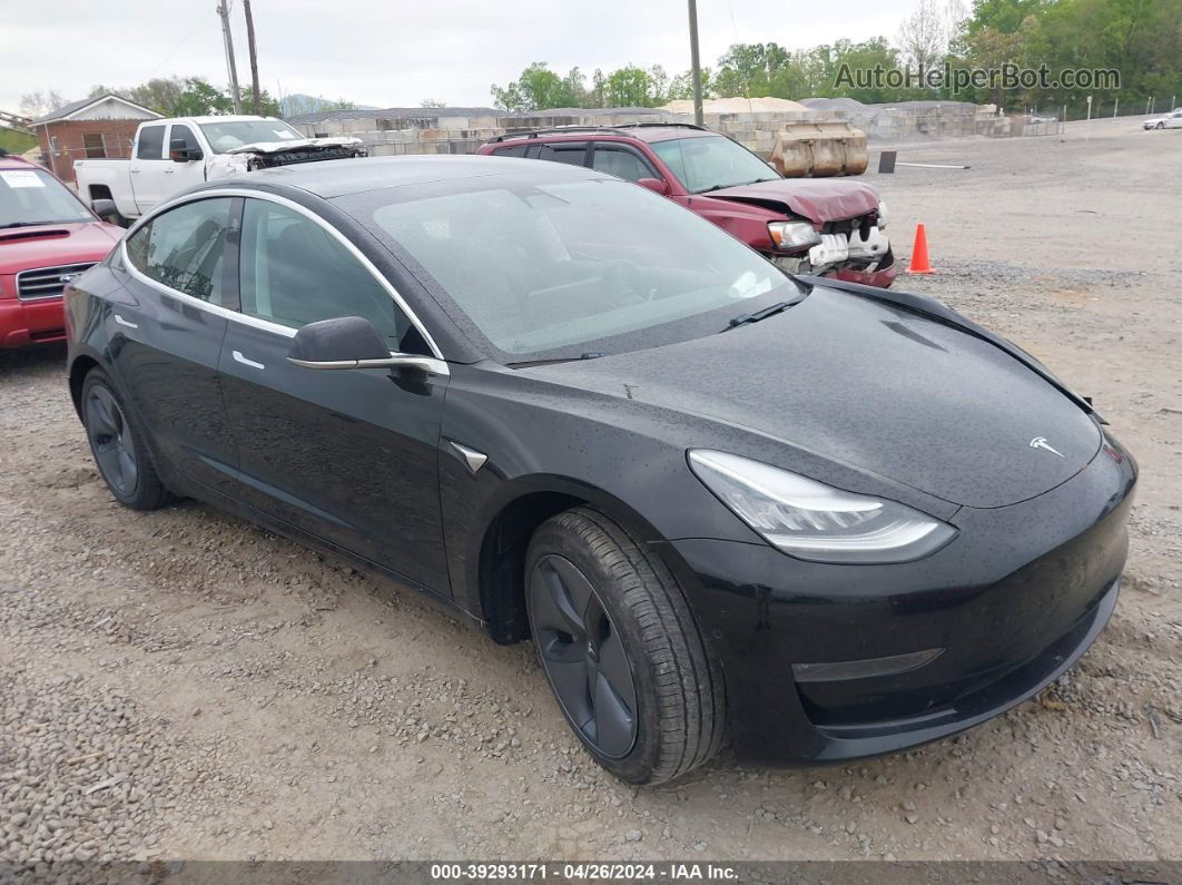 2020 Tesla Model 3 Long Range Dual Motor All-wheel Drive Black vin: 5YJ3E1EBXLF599669