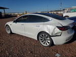 2020 Tesla Model 3  White vin: 5YJ3E1EBXLF621783