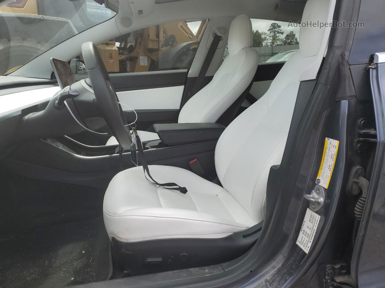 2020 Tesla Model 3  Gray vin: 5YJ3E1EBXLF621864