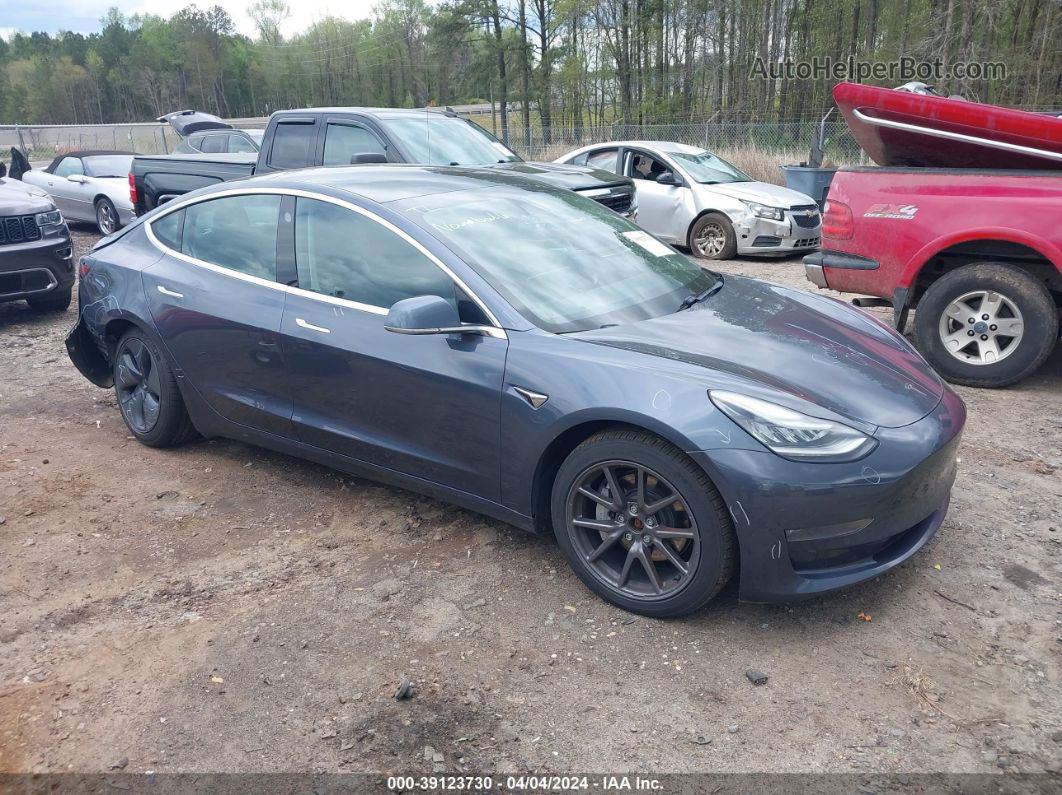 2020 Tesla Model 3 Long Range Dual Motor All-wheel Drive Gray vin: 5YJ3E1EBXLF636803