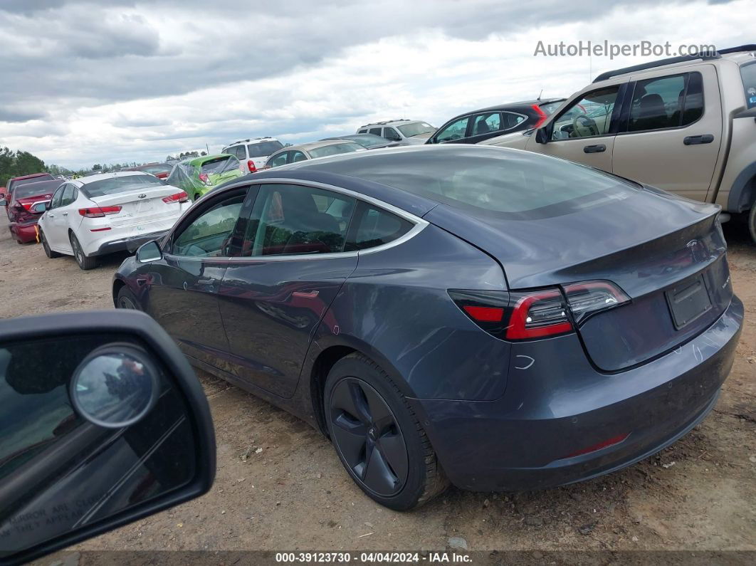 2020 Tesla Model 3 Long Range Dual Motor All-wheel Drive Gray vin: 5YJ3E1EBXLF636803