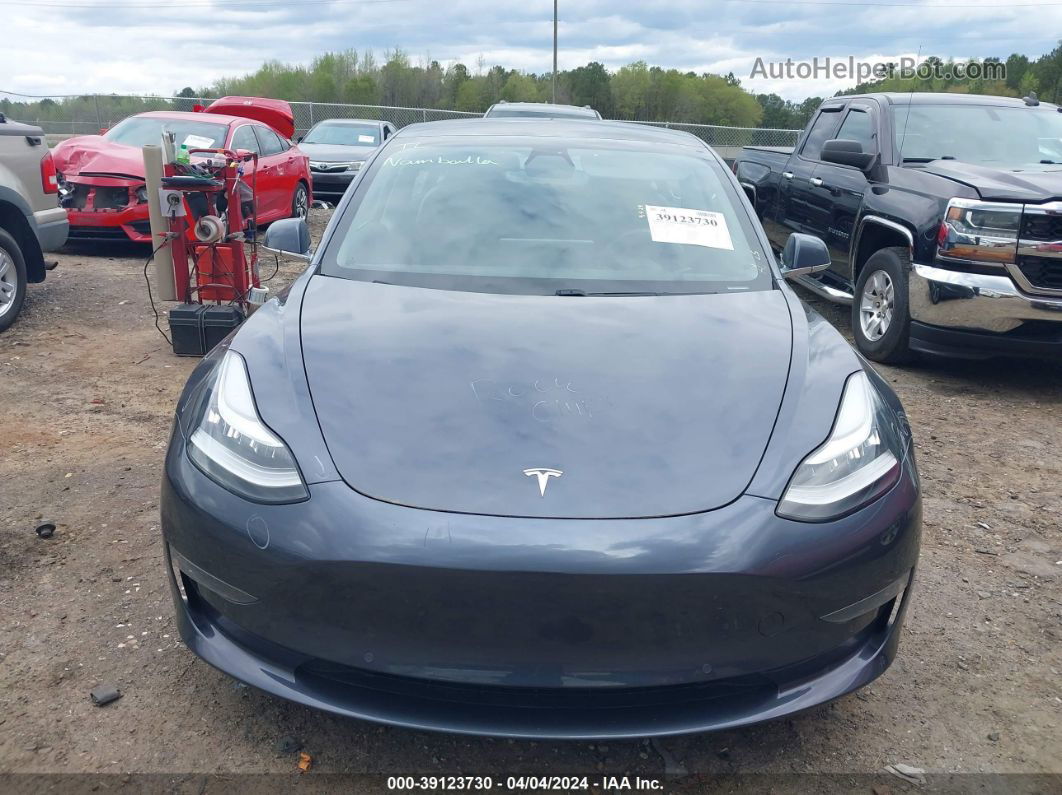 2020 Tesla Model 3 Long Range Dual Motor All-wheel Drive Gray vin: 5YJ3E1EBXLF636803