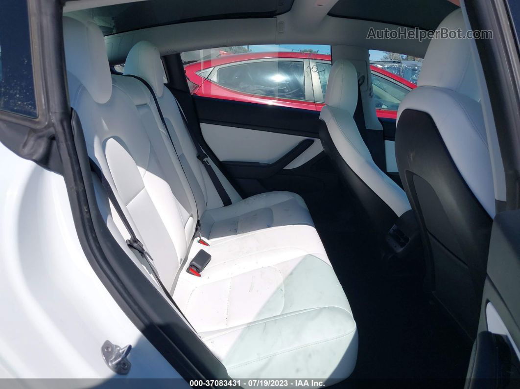 2020 Tesla Model 3 Long Range White vin: 5YJ3E1EBXLF639653