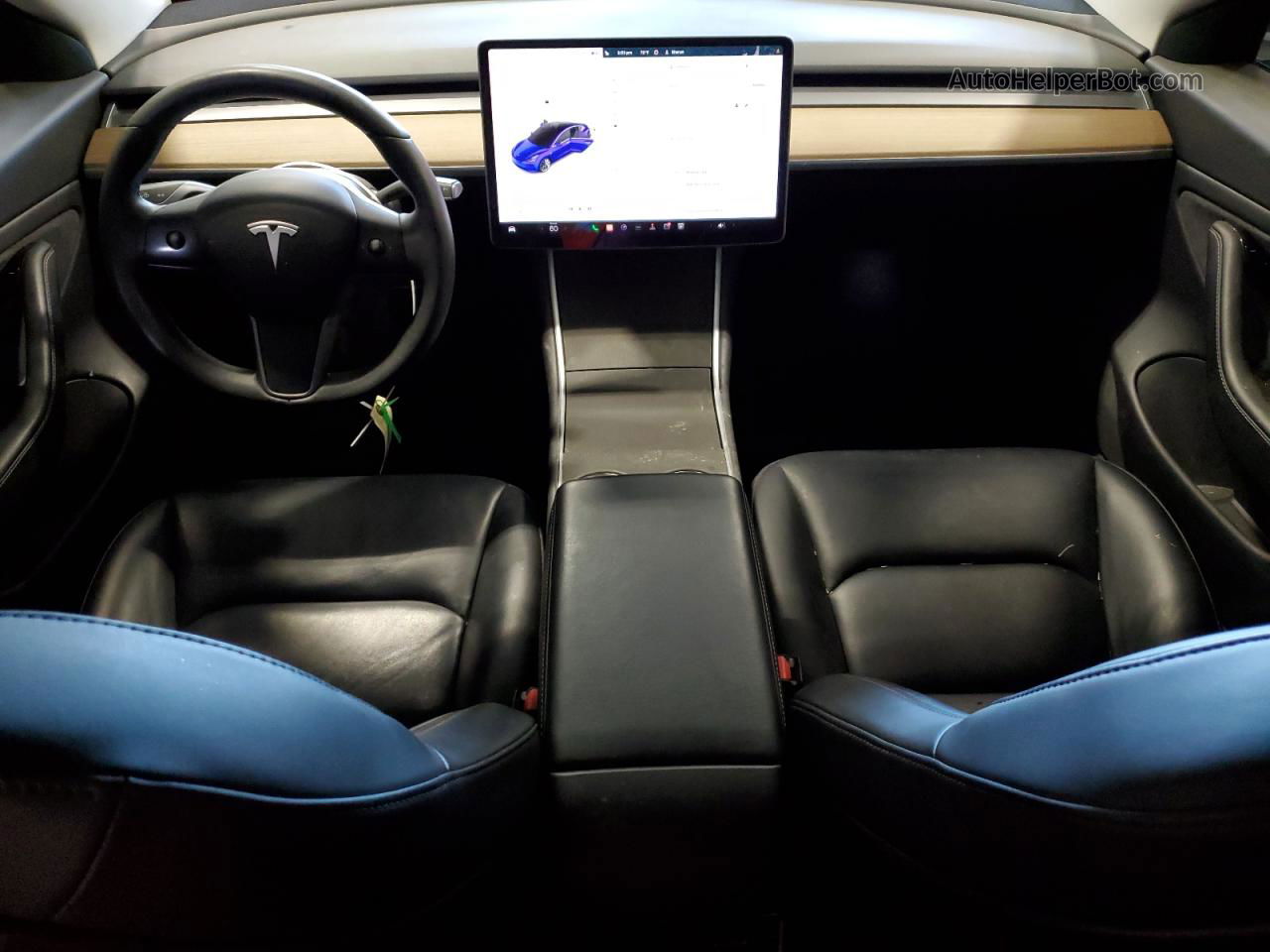 2020 Tesla Model 3  Blue vin: 5YJ3E1EBXLF647963