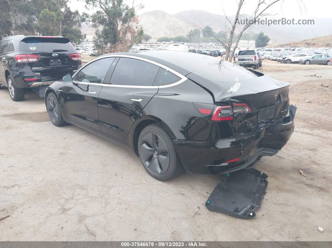 2020 Tesla Model 3 Long Range Black vin: 5YJ3E1EBXLF710561