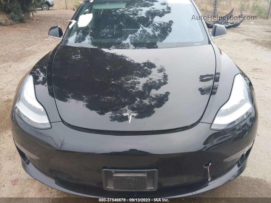 2020 Tesla Model 3 Long Range Black vin: 5YJ3E1EBXLF710561