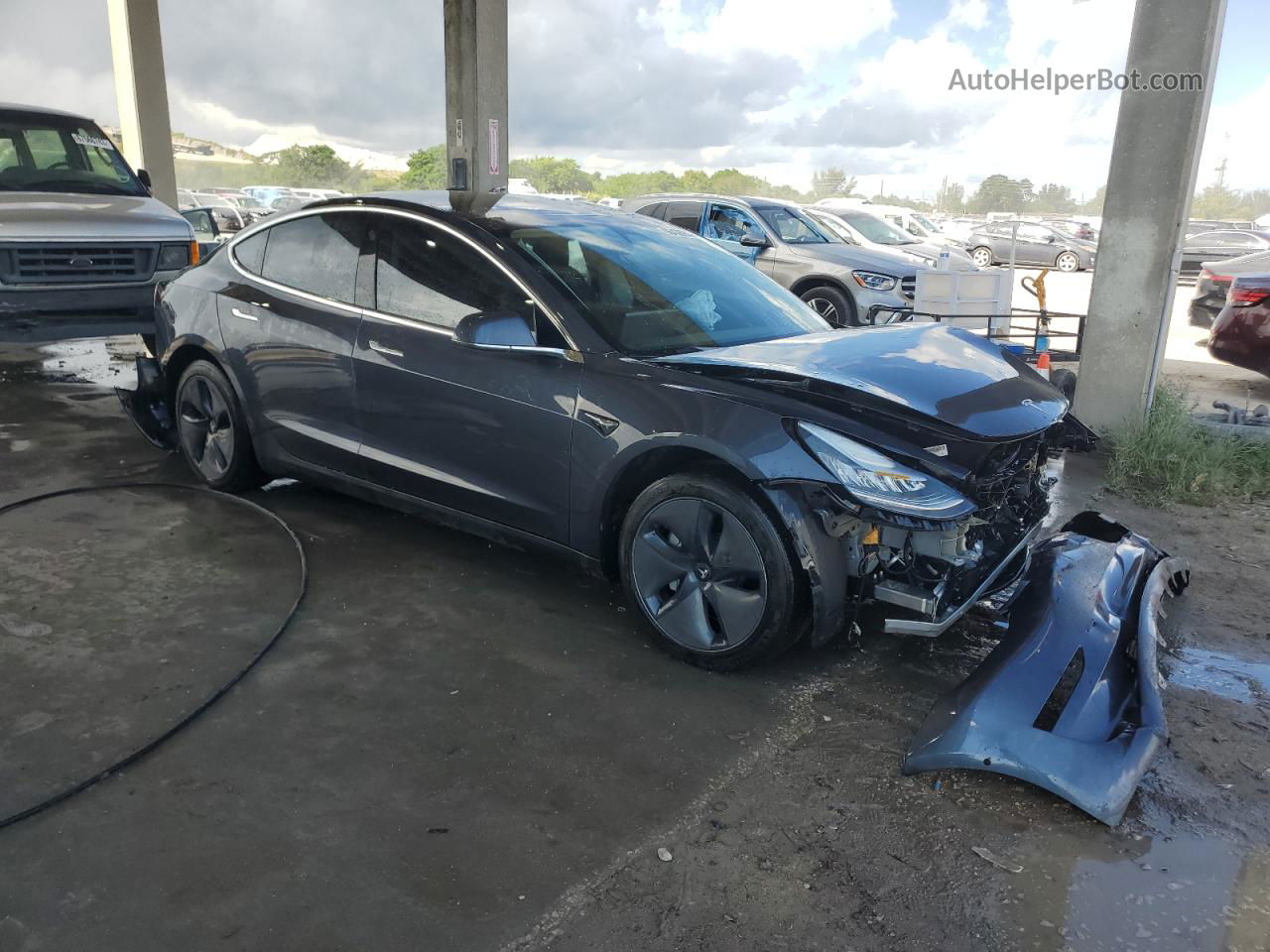 2020 Tesla Model 3  Charcoal vin: 5YJ3E1EBXLF710866