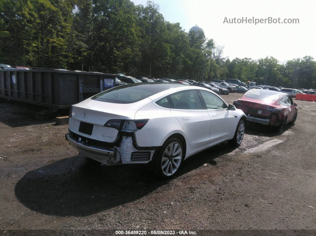 2020 Tesla Model 3 Long Range White vin: 5YJ3E1EBXLF712939