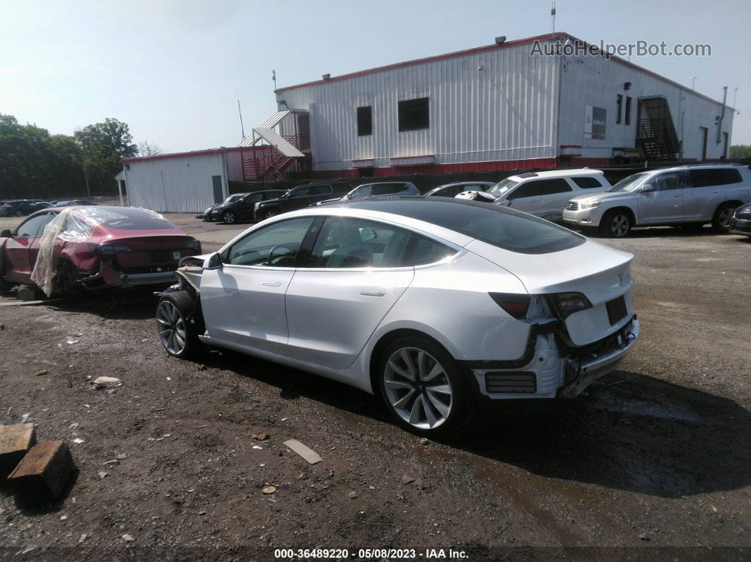 2020 Tesla Model 3 Long Range White vin: 5YJ3E1EBXLF712939