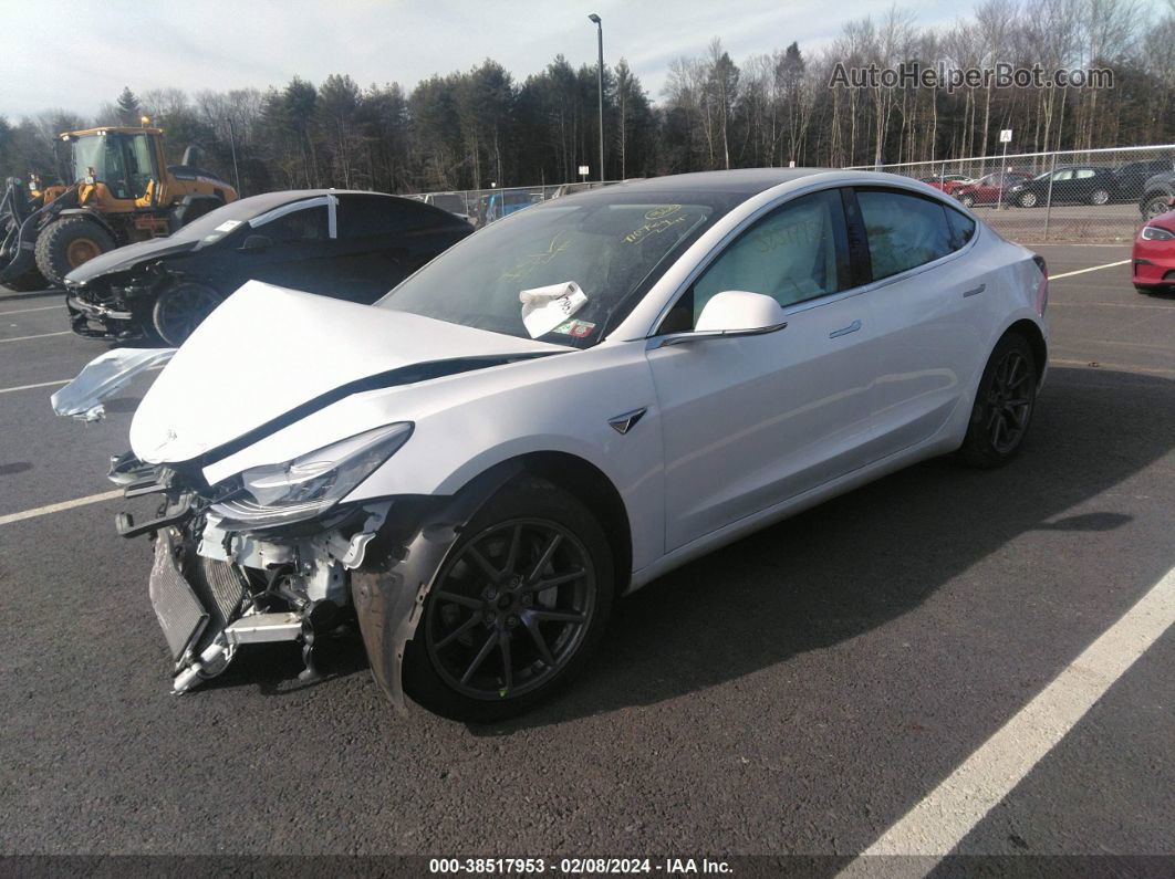 2020 Tesla Model 3 Long Range Dual Motor All-wheel Drive White vin: 5YJ3E1EBXLF787284