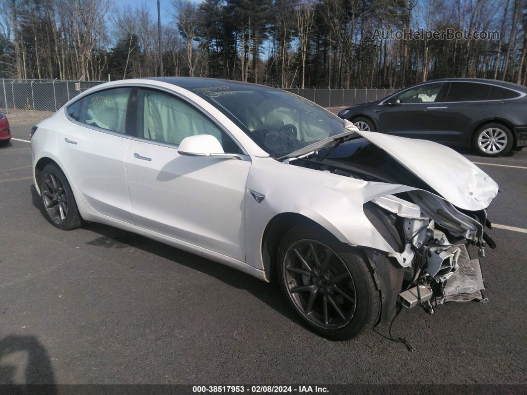 2020 Tesla Model 3 Long Range Dual Motor All-wheel Drive White vin: 5YJ3E1EBXLF787284