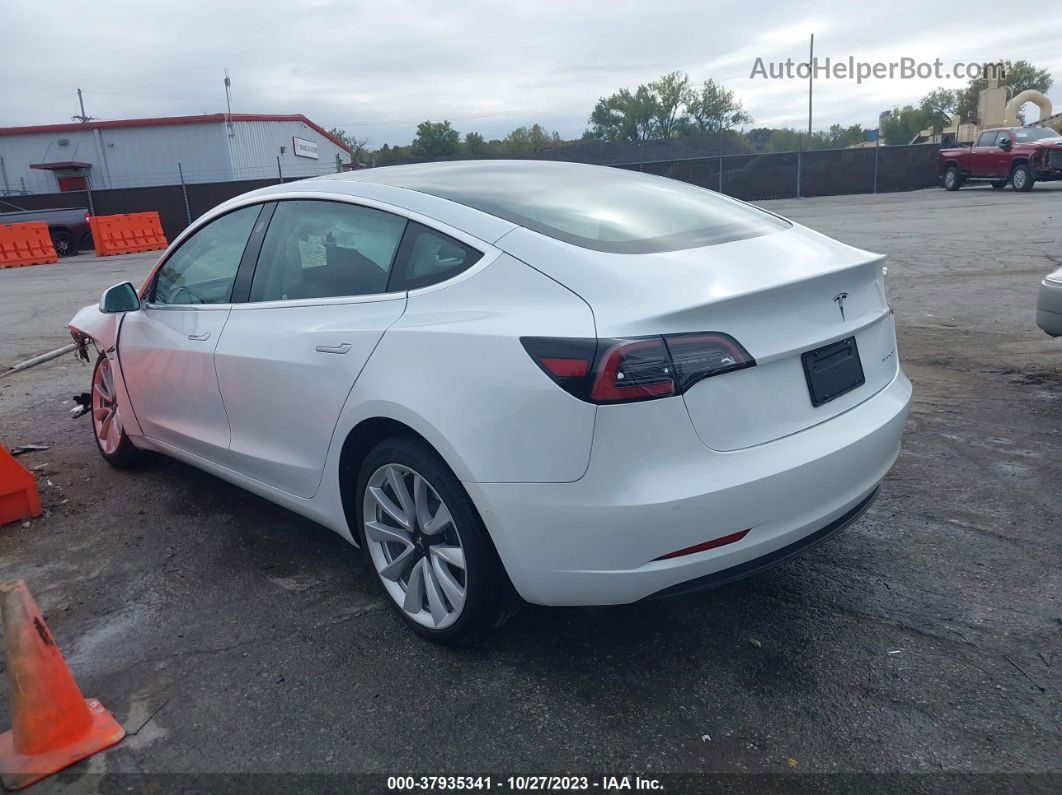 2020 Tesla Model 3 Long Range Dual Motor All-wheel Drive White vin: 5YJ3E1EBXLF801393