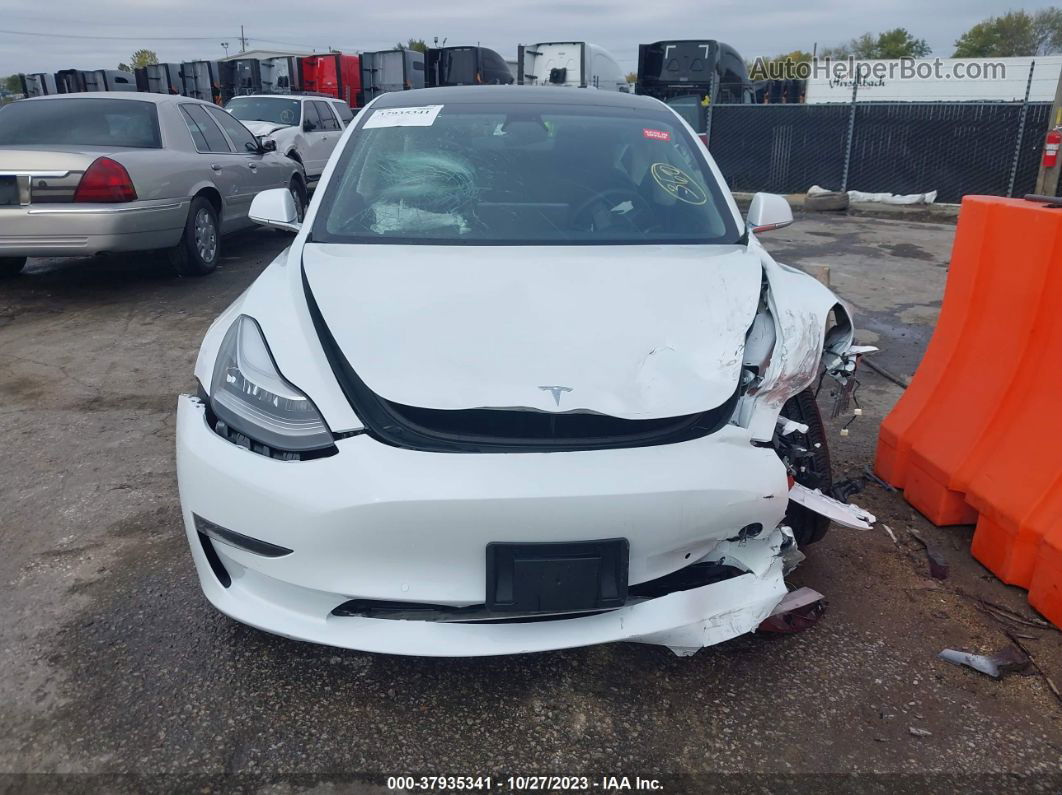 2020 Tesla Model 3 Long Range Dual Motor All-wheel Drive White vin: 5YJ3E1EBXLF801393