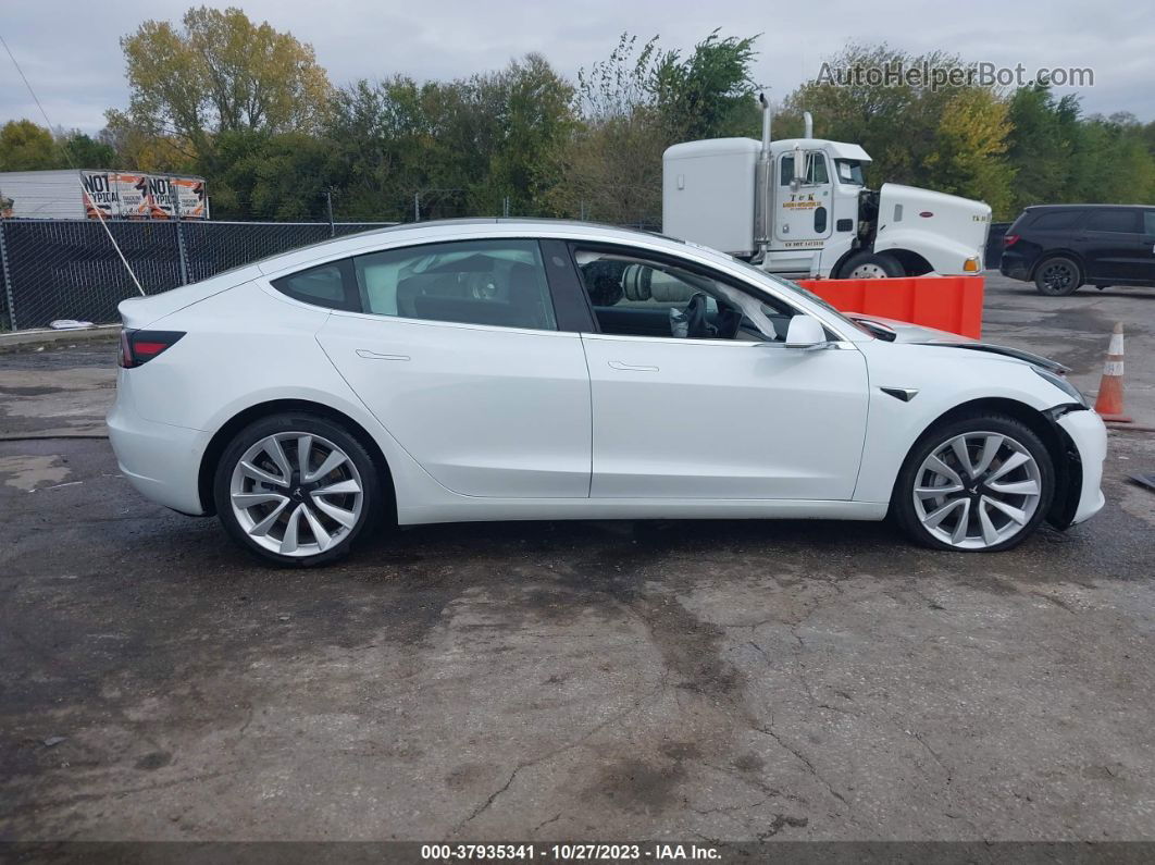 2020 Tesla Model 3 Long Range Dual Motor All-wheel Drive White vin: 5YJ3E1EBXLF801393