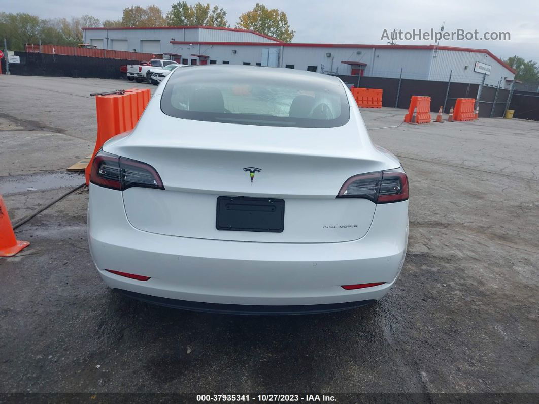 2020 Tesla Model 3 Long Range Dual Motor All-wheel Drive White vin: 5YJ3E1EBXLF801393