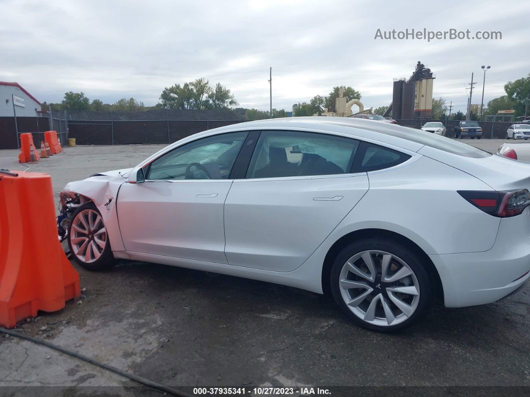 2020 Tesla Model 3 Long Range Dual Motor All-wheel Drive White vin: 5YJ3E1EBXLF801393